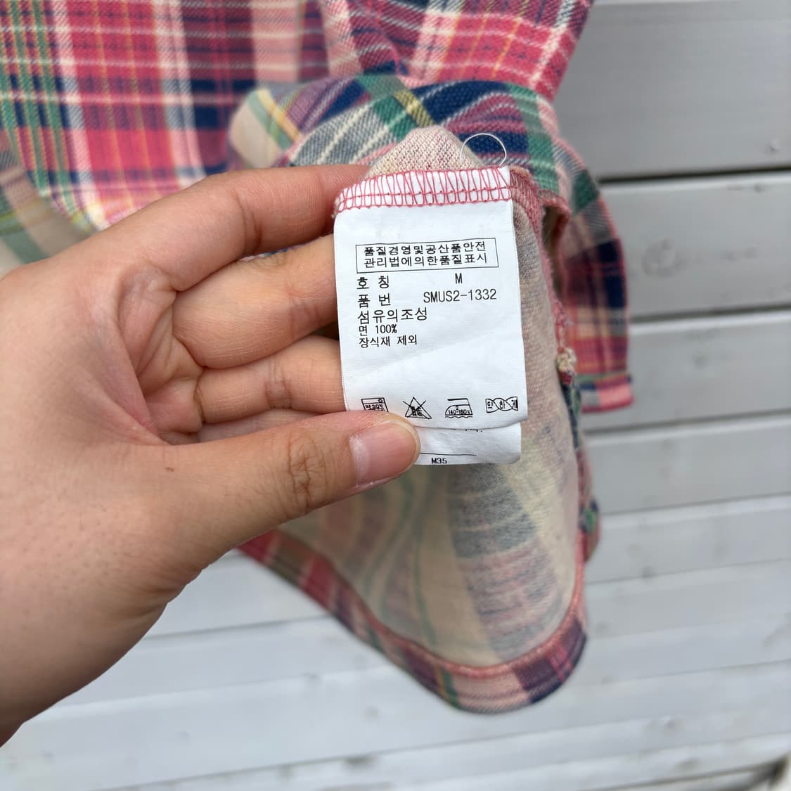 Polo 폴로 체크 반팔 카라티 상품이미지8