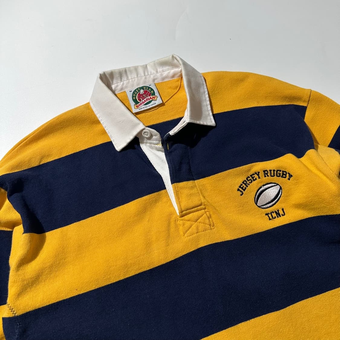 바바리안 스트라이프 럭비 카라 티셔츠 상품이미지3