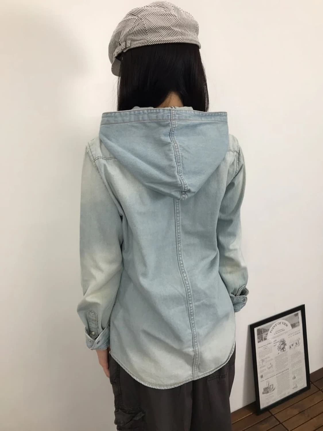 STOOGE & CO Denim Western Shirt 상품이미지4