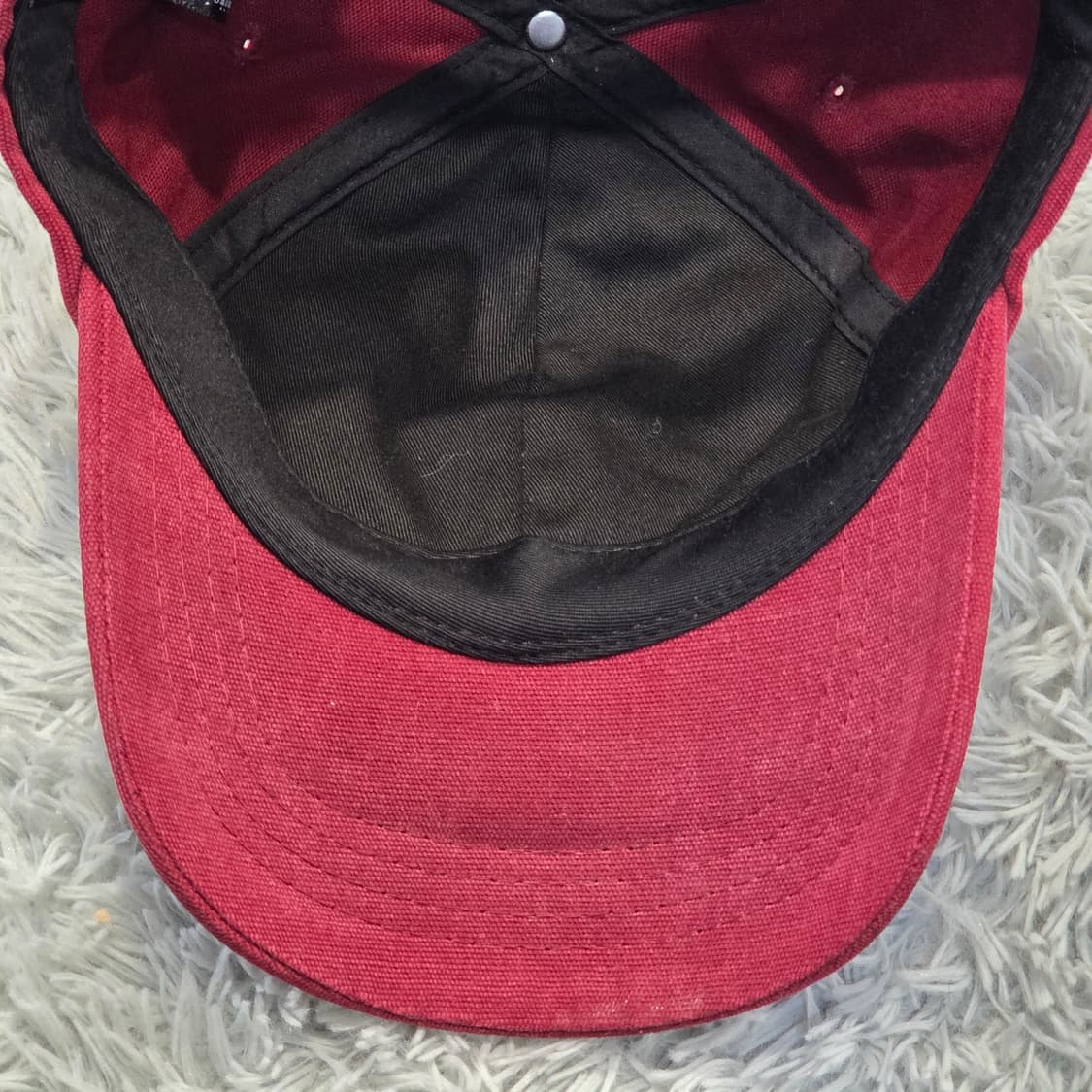 L4-10:스나우트 캐릭터 자수 버건디 볼캡(54-58) 상품이미지7