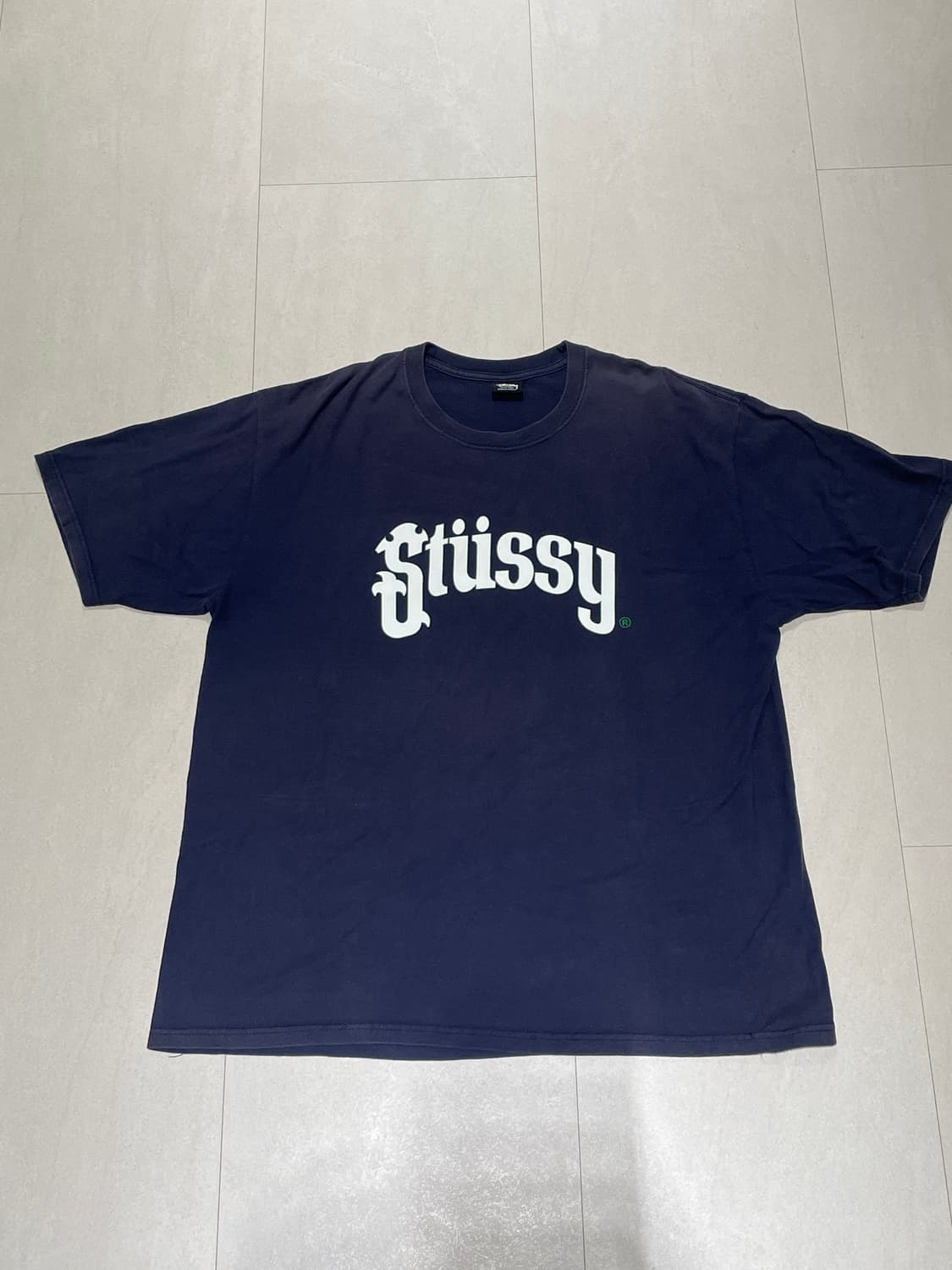 00s Stussy Soda T shirt Navy 스투시 네이비 XL 상품이미지2