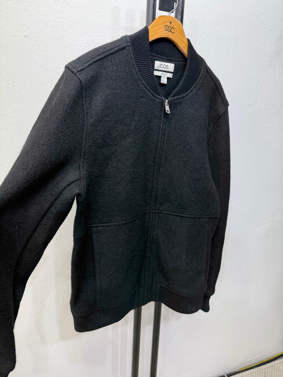 정품) COS 코스 남성 레귤러핏 집업 자켓 S 상품이미지2