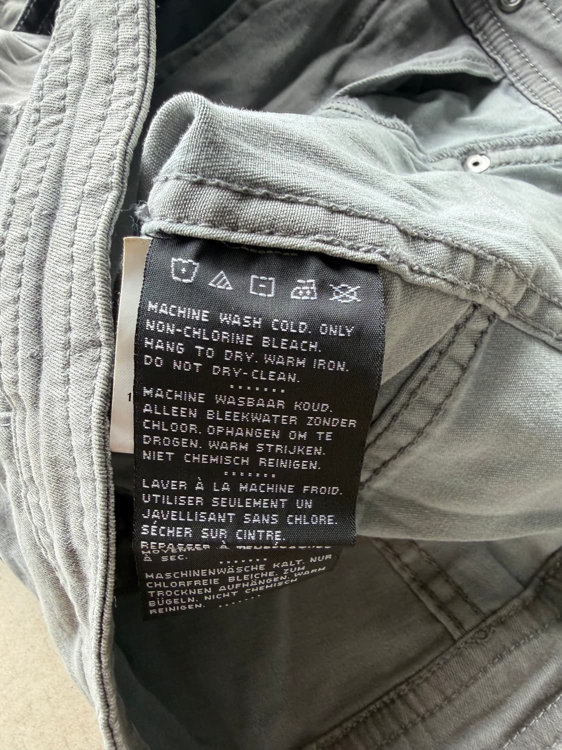 할리데이비슨 그레이 데님 모터사이클 조끼 상품이미지4