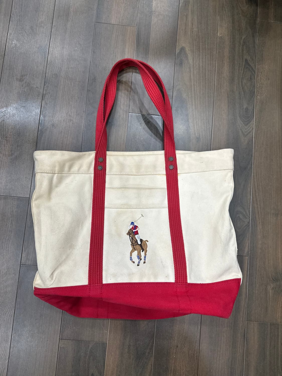 폴로랄프로렌  빅 포니 캔버스 토트백L 사이즈 상품이미지1