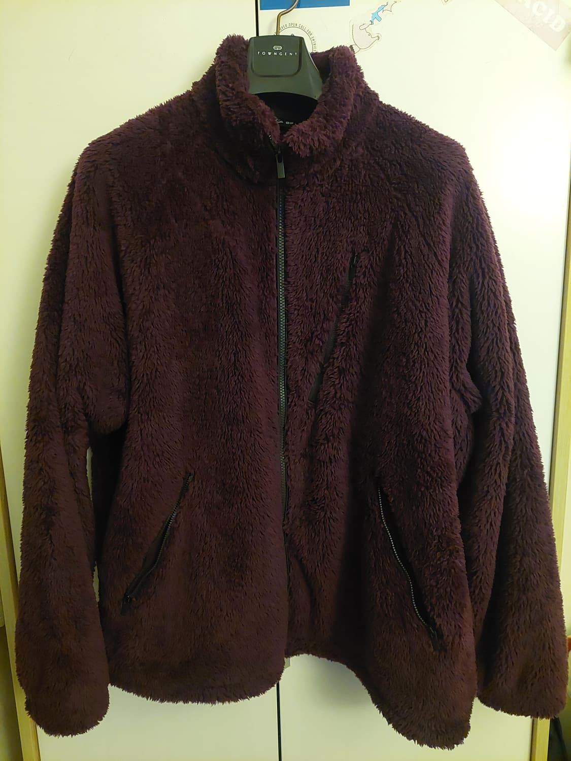 유니클로 니들스 후리스 풀집자켓 XL 퍼플 상품이미지1