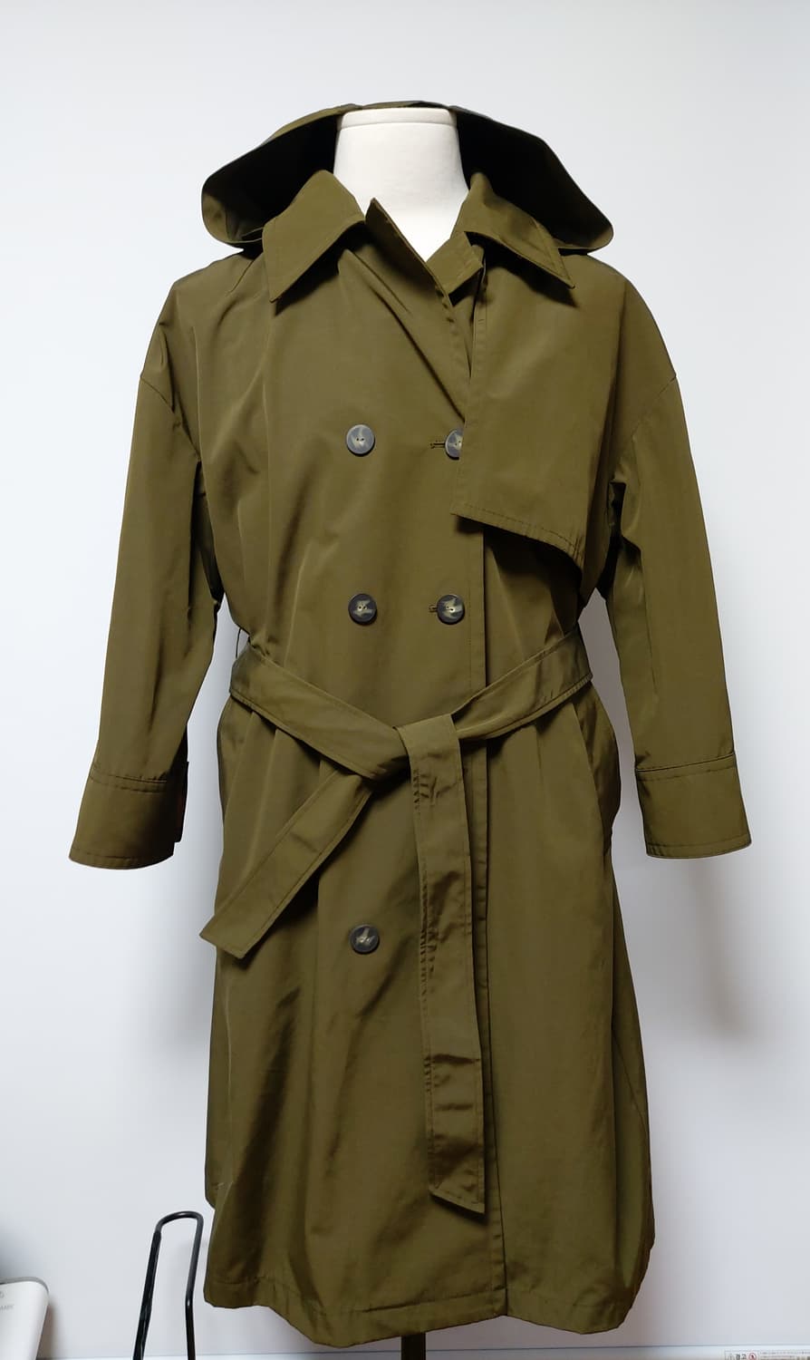 칼 라거펠트 여성 트렌치코트 카키(100) 상품이미지2