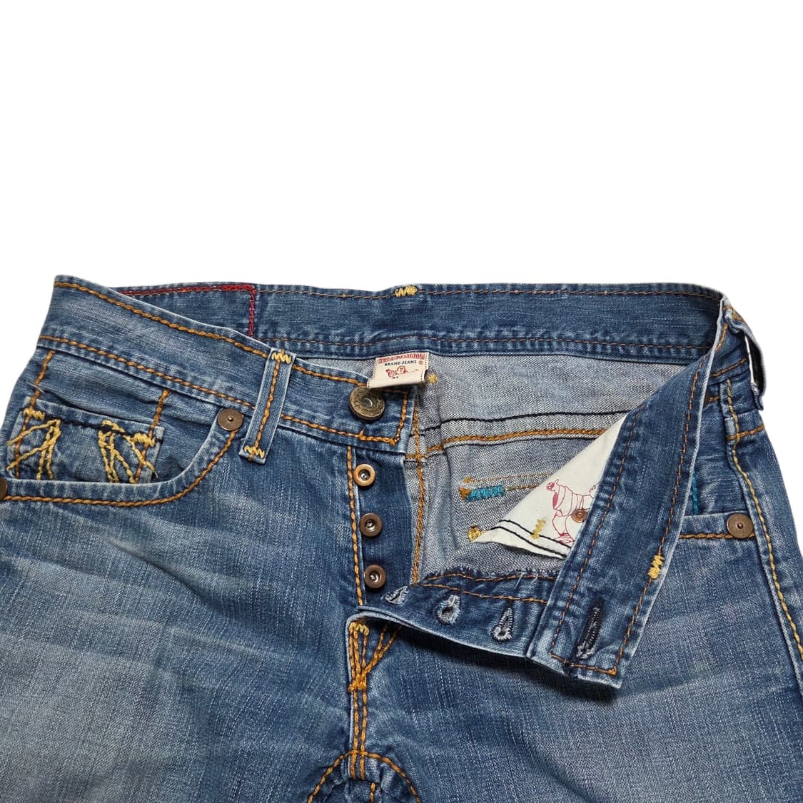 True Religion 트루릴리젼 빌리 자이언트T 스티치 부츠컷 데님 상품이미지2