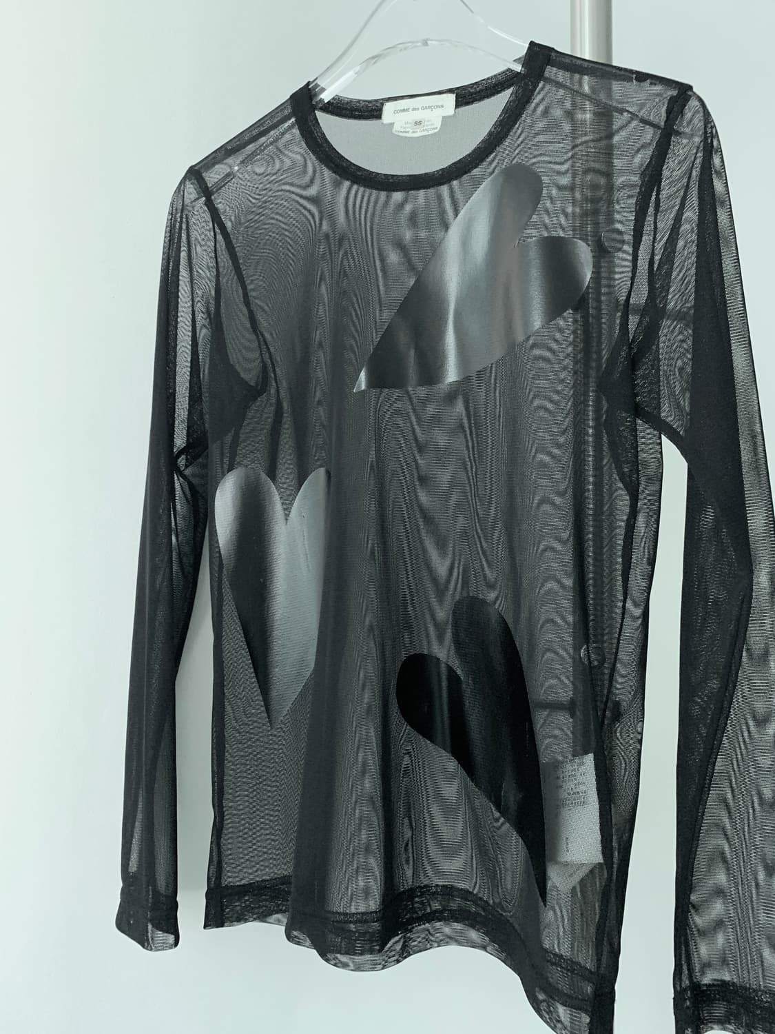 Heart Mesh T-shirt 상품이미지3
