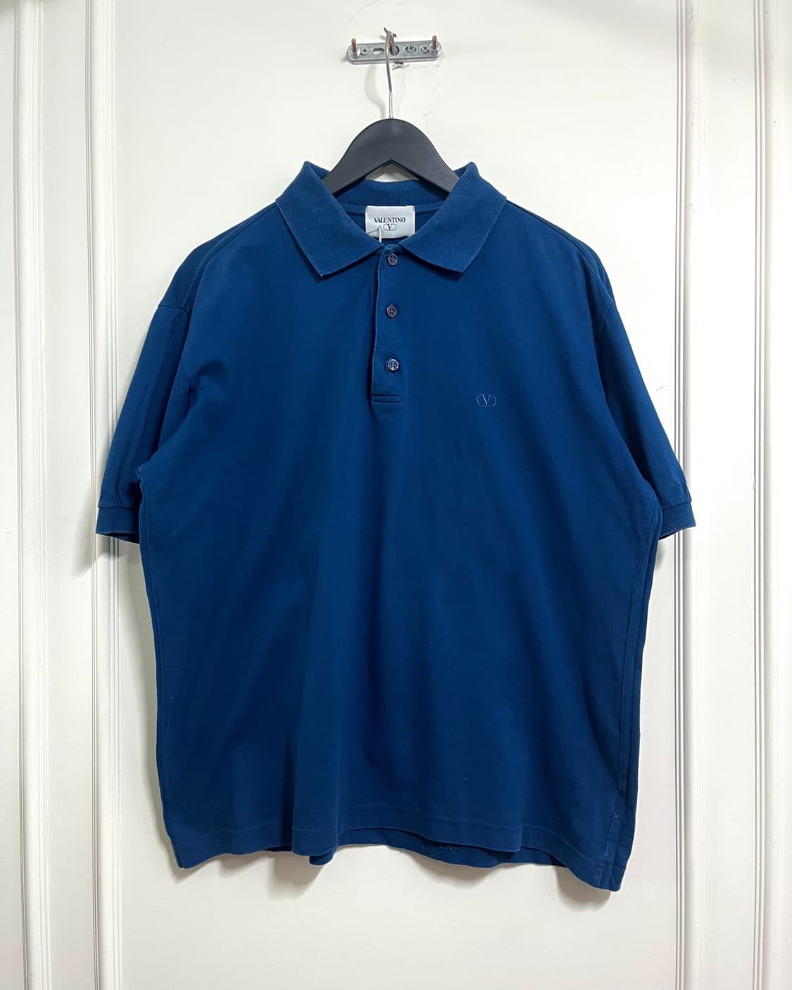 VALENTINO Italy Blue Mini Logo PK-Shirt 상품이미지3