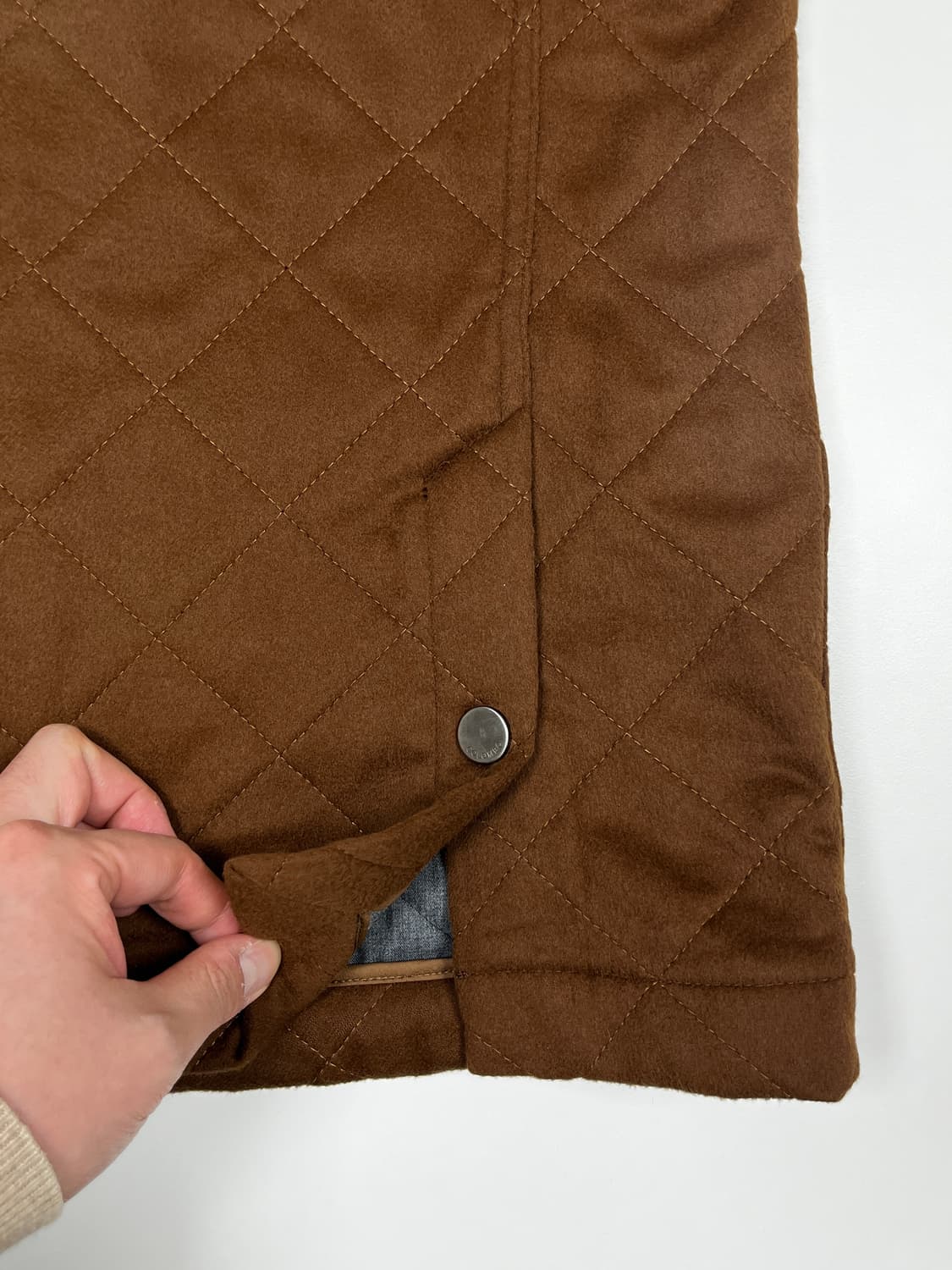 콜롬보 캐시미어 100% 패딩조끼 56(국내105) 상품이미지4