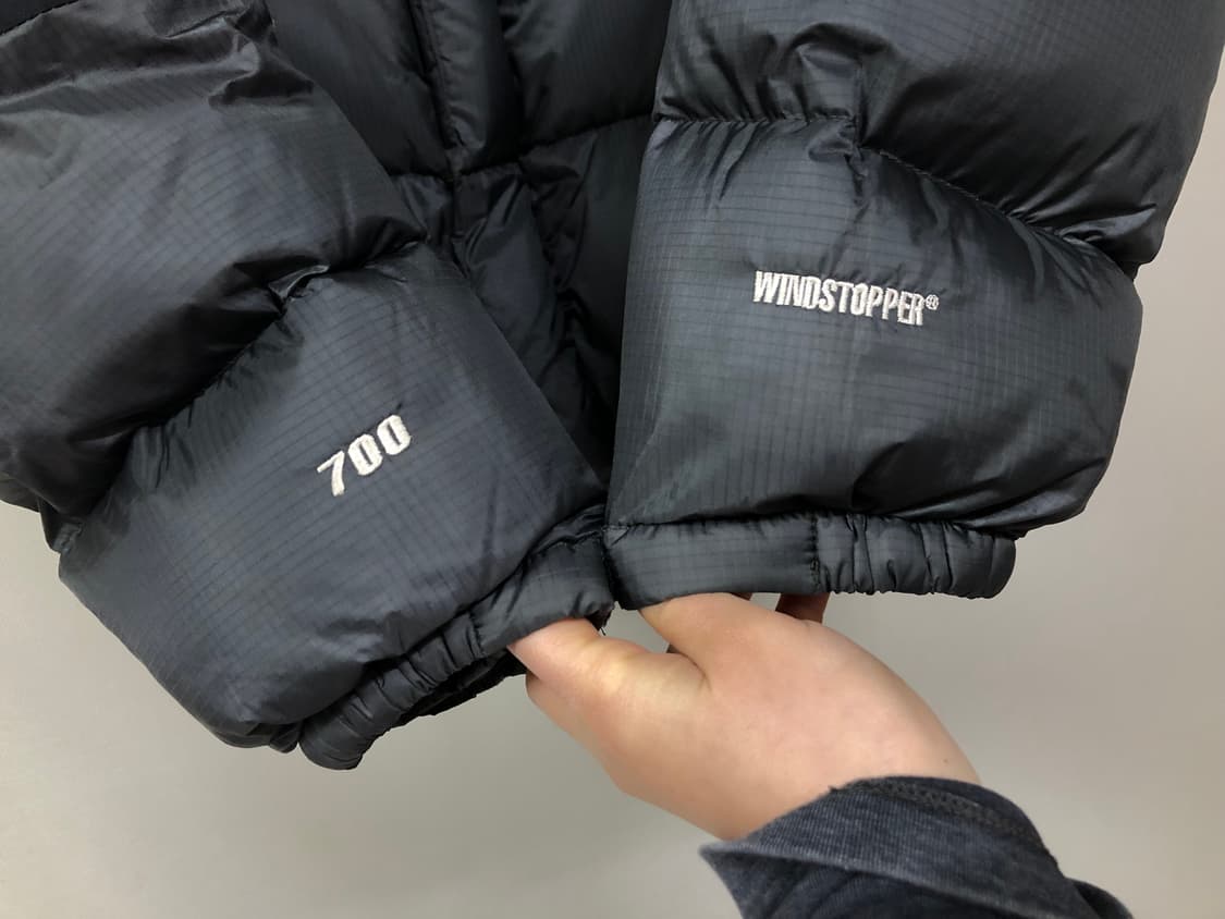 노스페이스 눕시 700 써밋 윈드스토퍼 구스다운 숏패딩 95 _ 차콜 상품이미지4