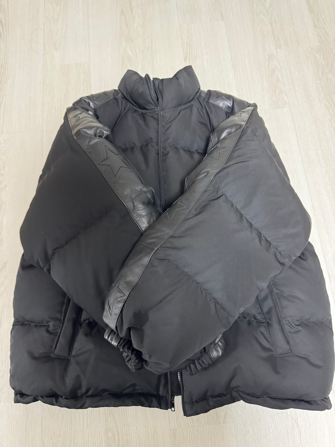 슈프림 스타 슬리브 패딩 L 상품이미지1