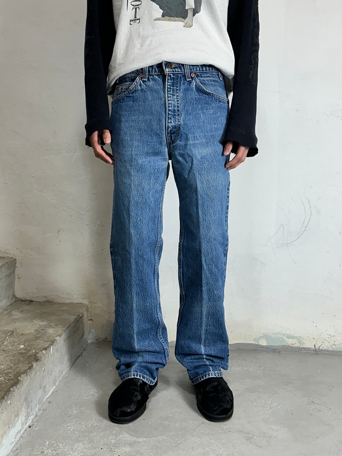 90’s USA 빈티지 리바이스 517 오렌지탭 부츠컷 리바이스 청바지 상품이미지3