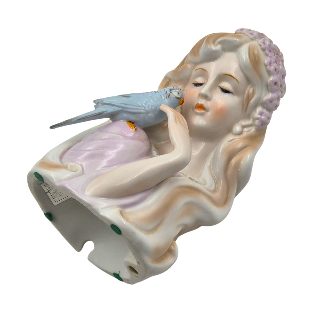 60s 앤틱 가토 공예 귀부인 포셀린 조명 상품이미지10