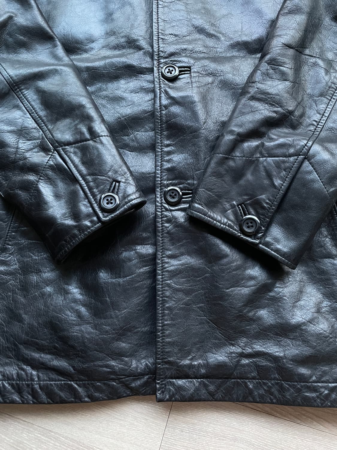 90s 올드갭 레더 카코트 gap carcoat 상품이미지5