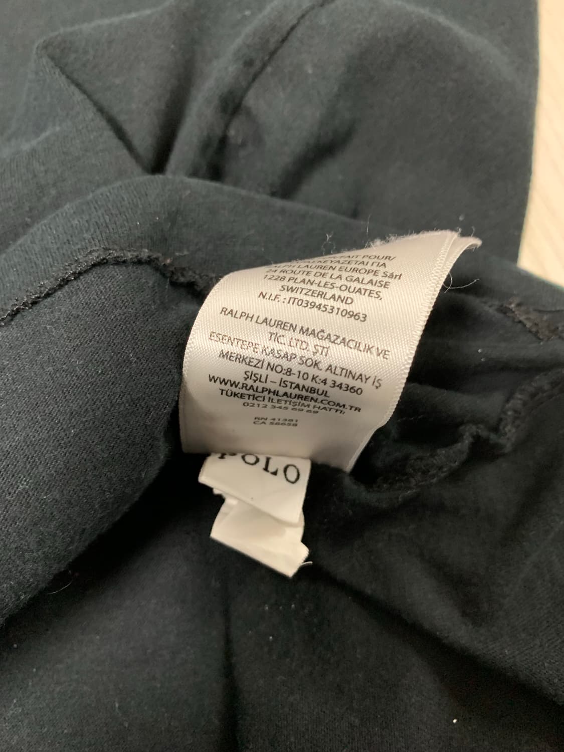 폴로 랄프로렌 블랙 반팔 티셔츠 상품이미지4