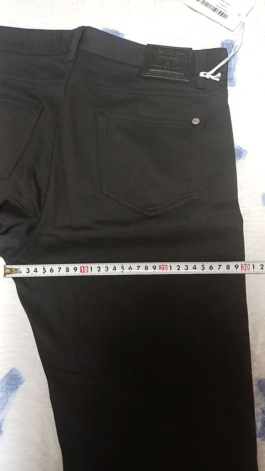 모드나인 미사용 슬림블랙진 실측32인치 기장111 상품이미지8