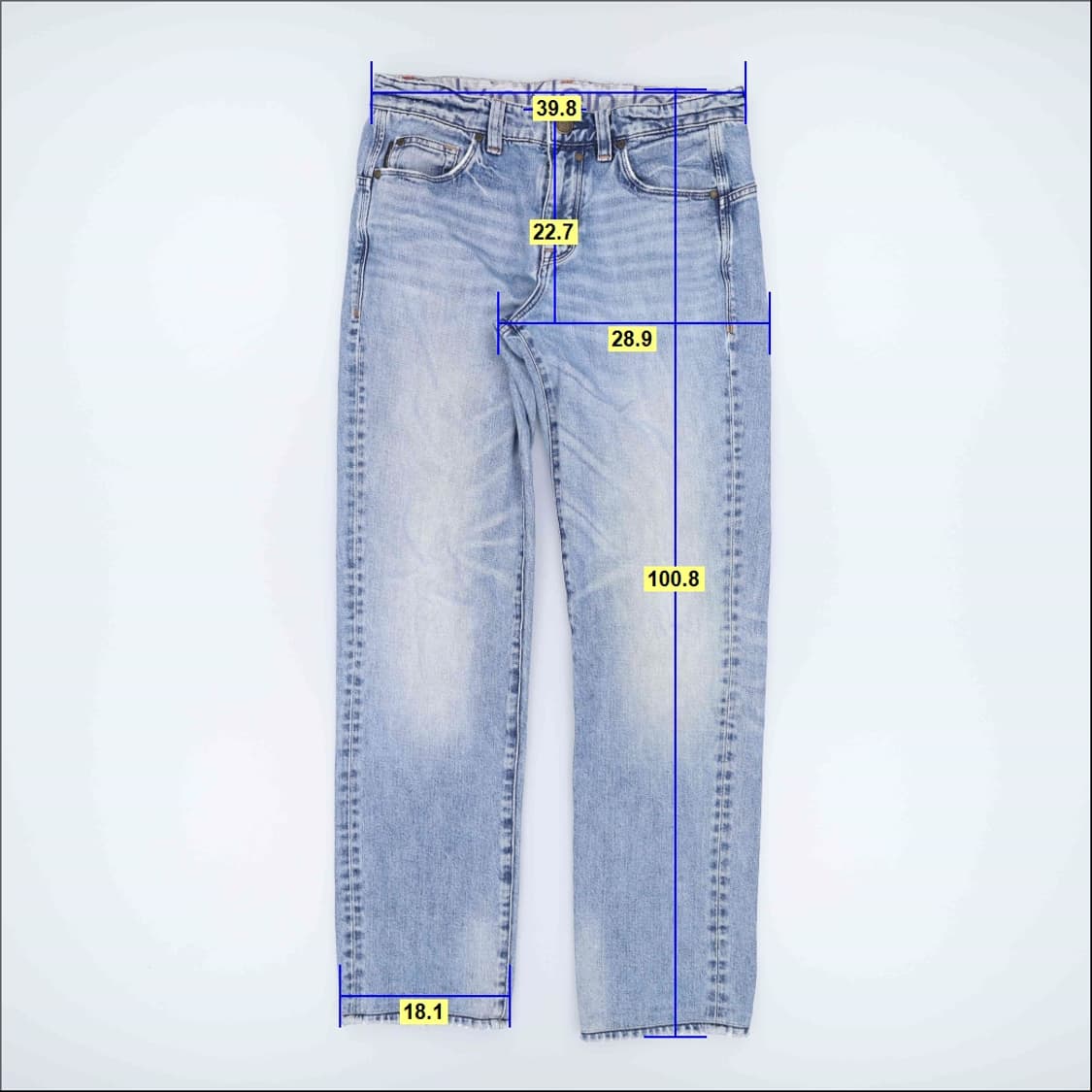 [W30] 캘빈클라인 여성 연청 데님 일자 팬츠1223H1 상품이미지7