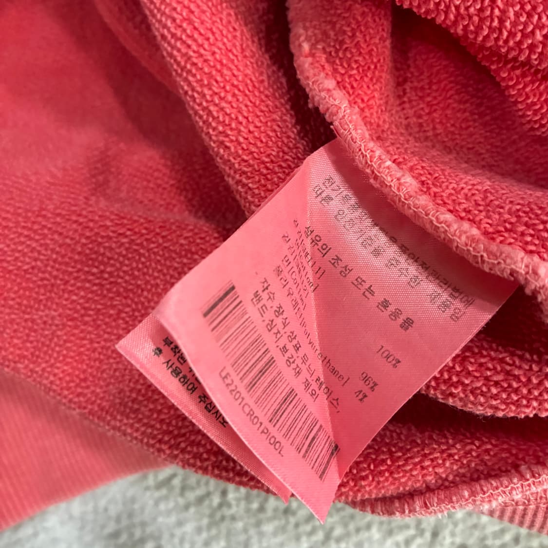 Lee 리 빈티지 워싱 맨투맨 티셔츠 100 상품이미지4