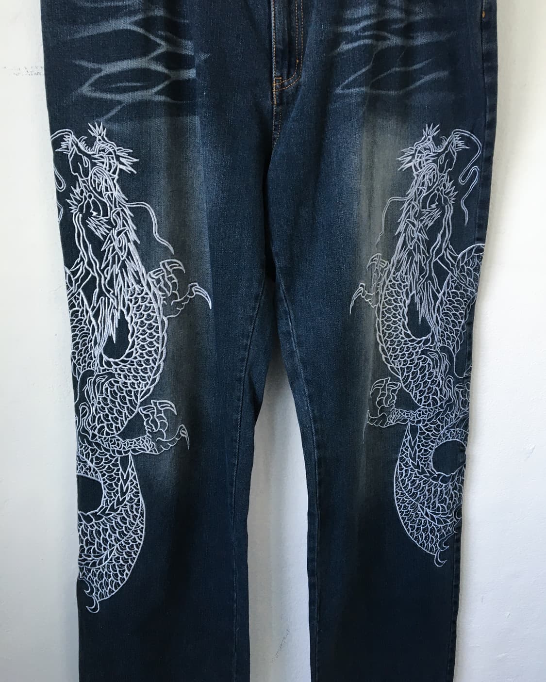 Oriental needle work denim pants 상품이미지4