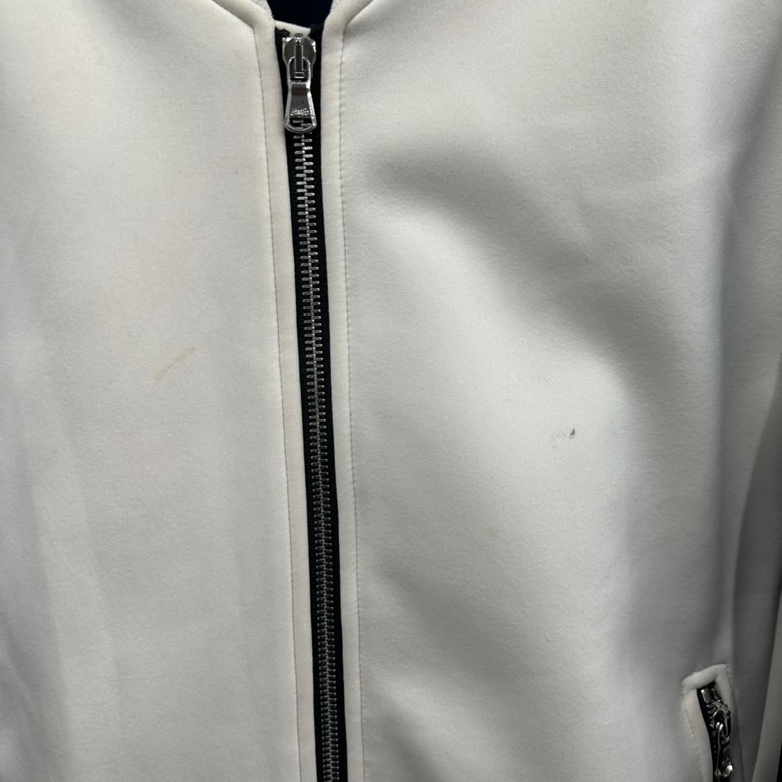 105 솔리드옴므 남자 네오프렌 블루종 자켓 상품이미지7