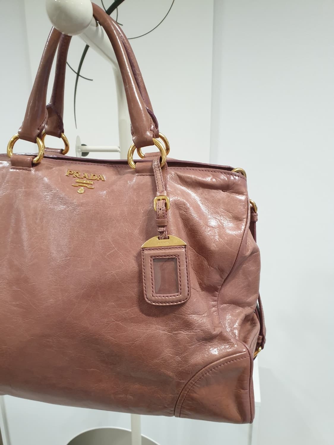 프라다 핑크가방 (숄더끈포함) 상품이미지5