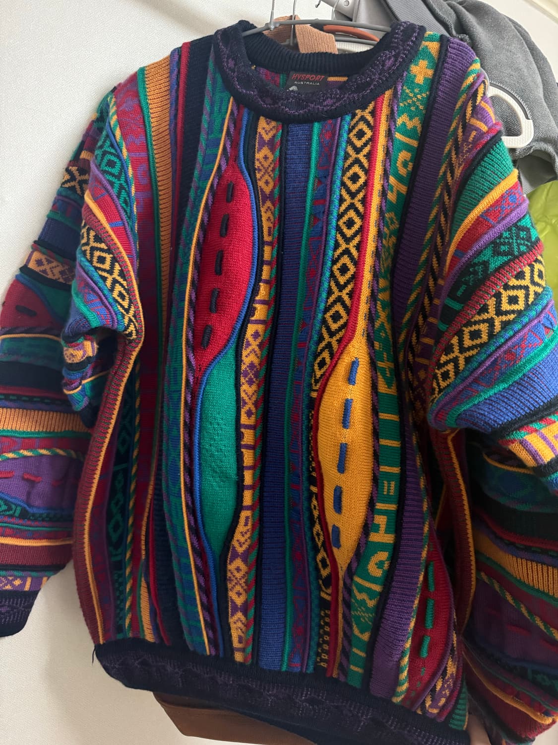 Hysport Australia 순양모 멀티컬러 니트 스웨터 상품이미지2