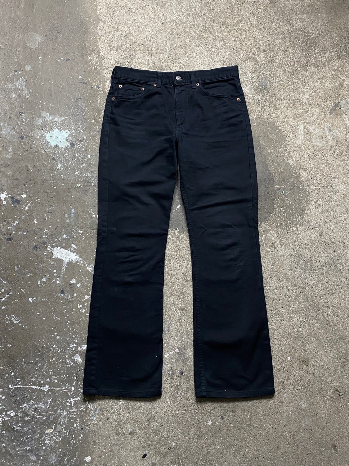 90s 빈티지 리바이스 517 흑청 리바이스 부츠컷 상품이미지1