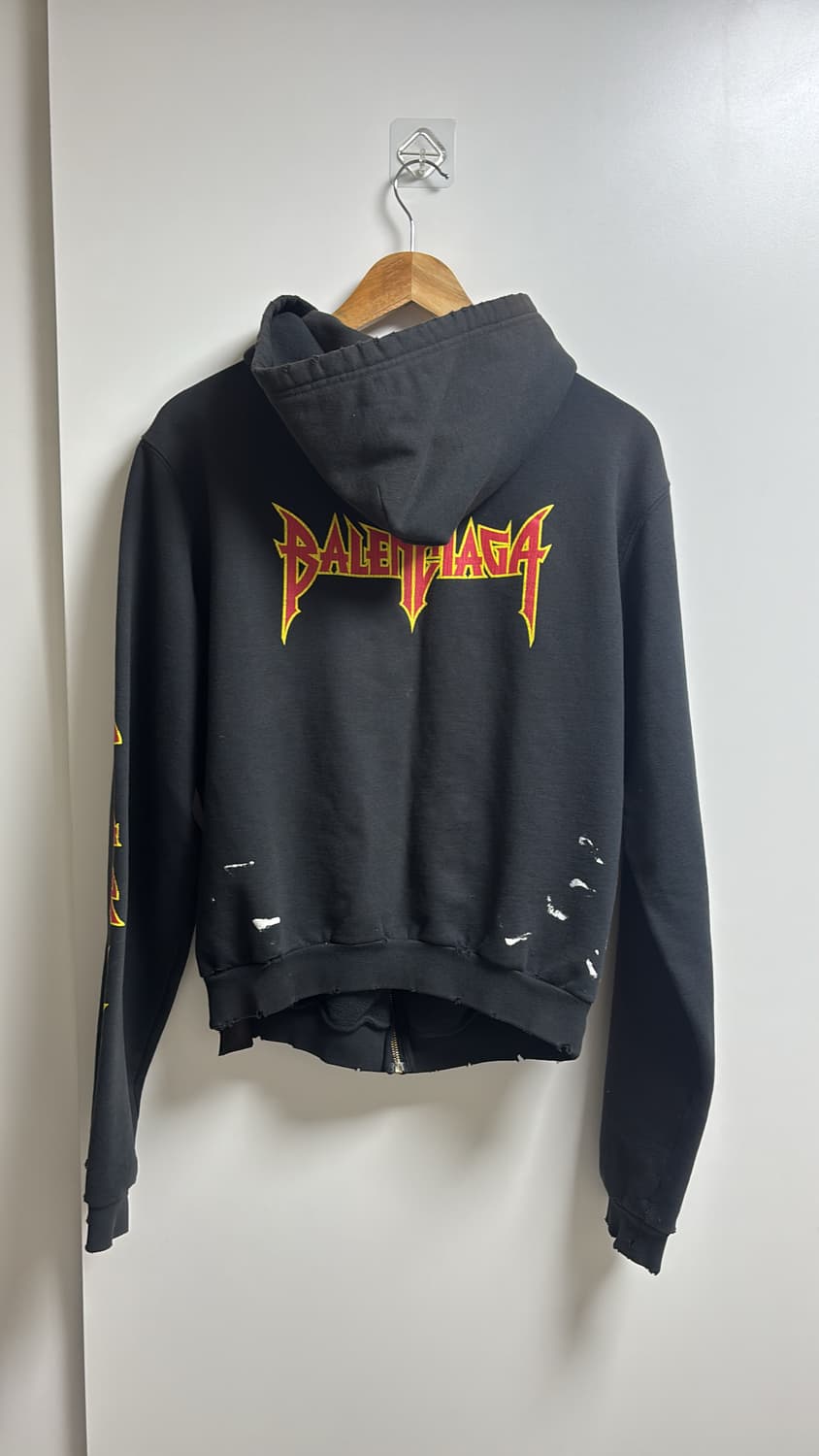 발렌시아가 메탈리카 후드집업 s사이즈 상품이미지3