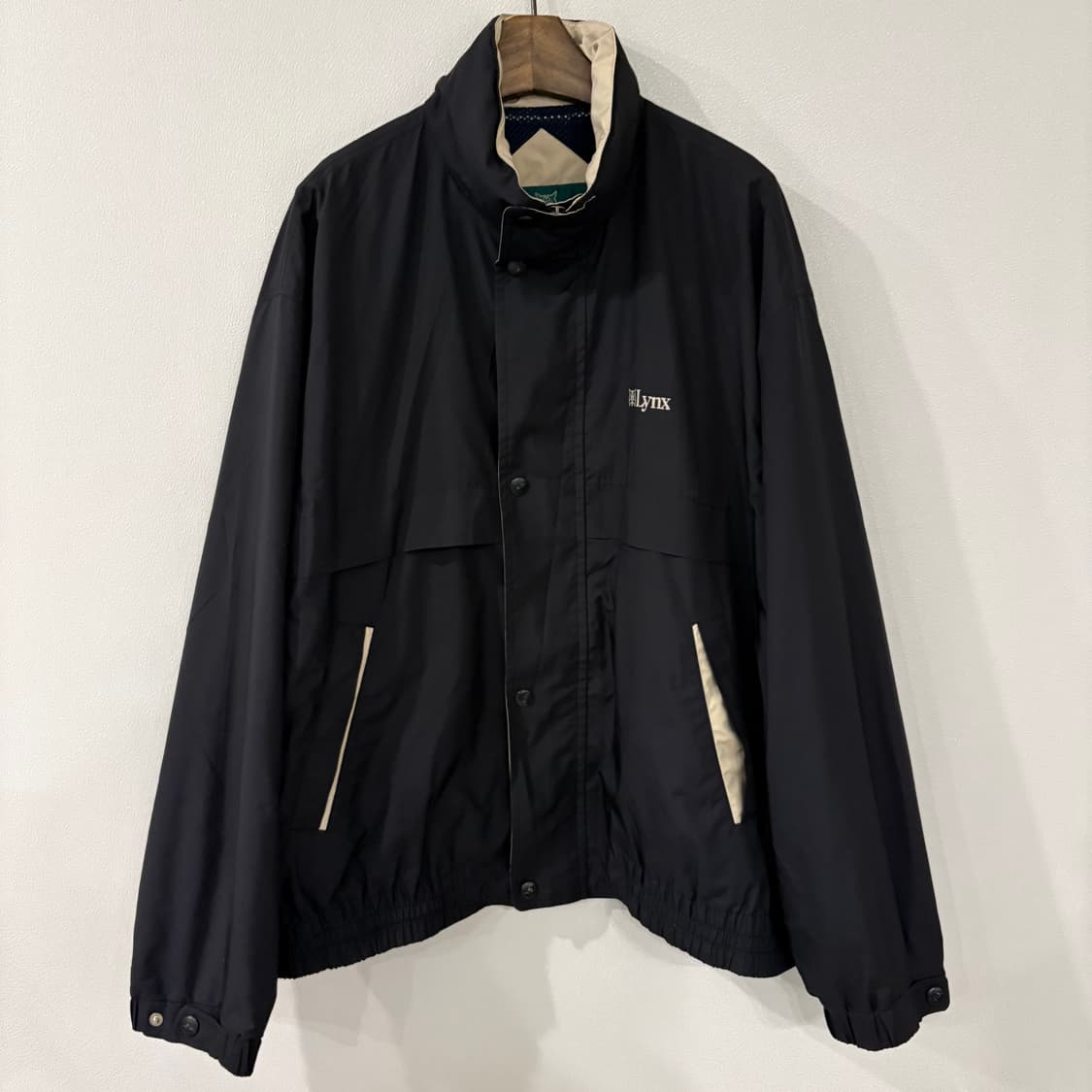 Lynx 링스 블랙 바람막이 점퍼 상품이미지1