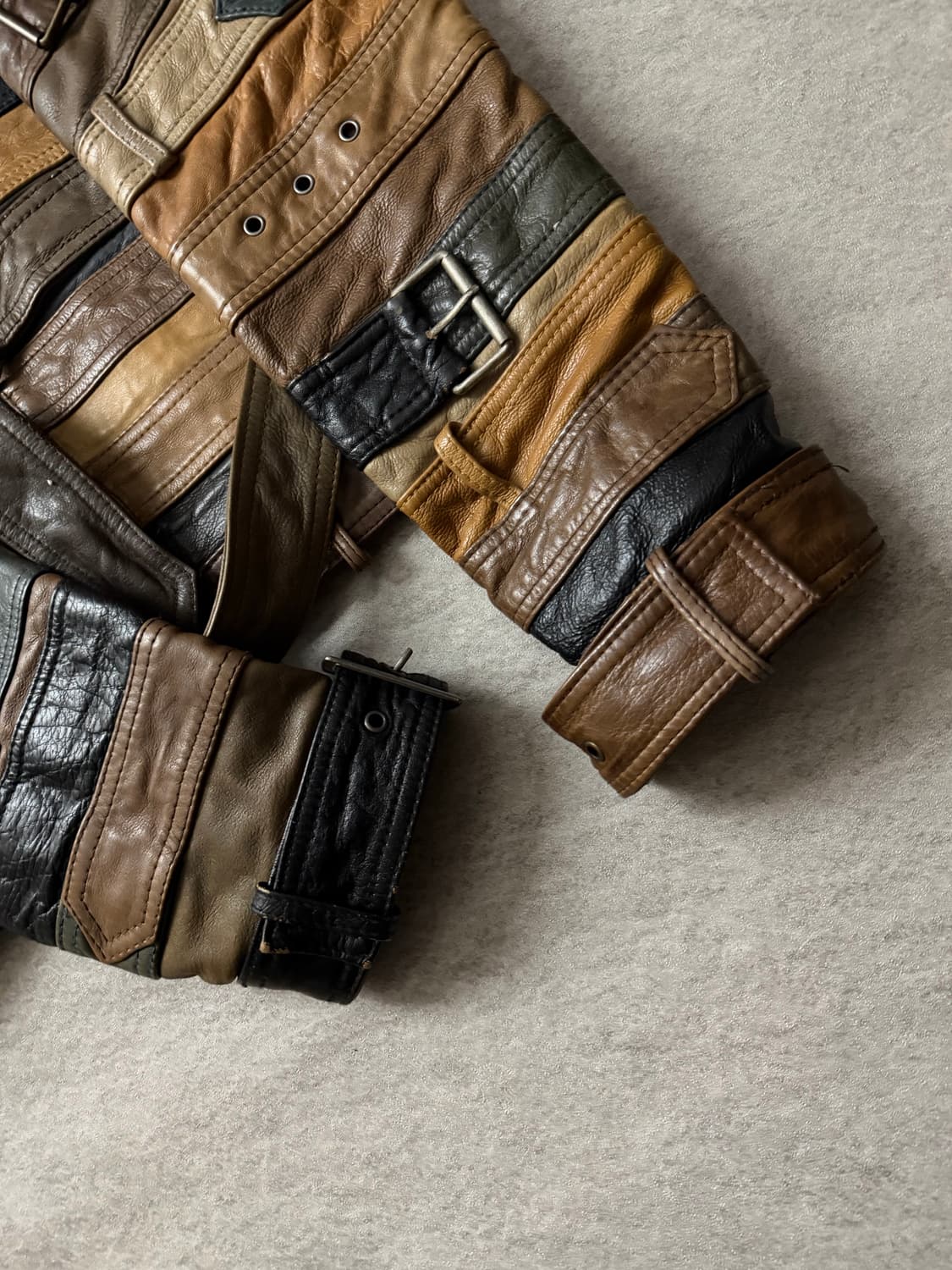 12AW 마르지엘라 벨트 레더자켓 상품이미지8