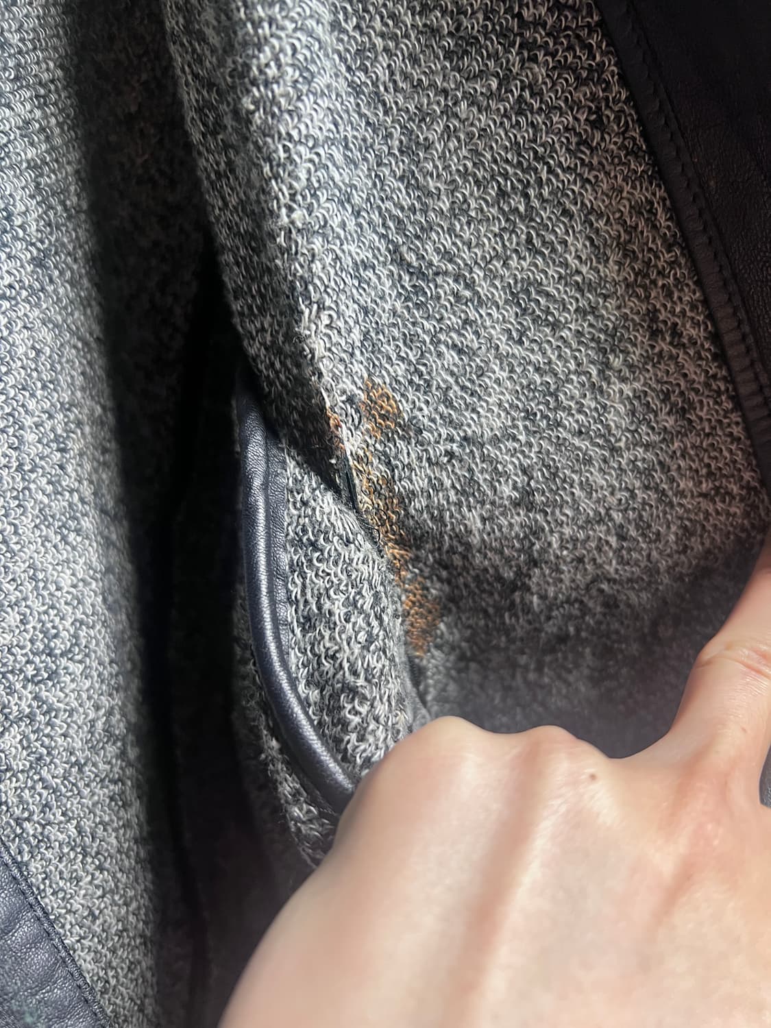 랙 앤 본 rag bone 양가죽 펑크 락시크 후드 가죽 자켓 M 상품이미지8