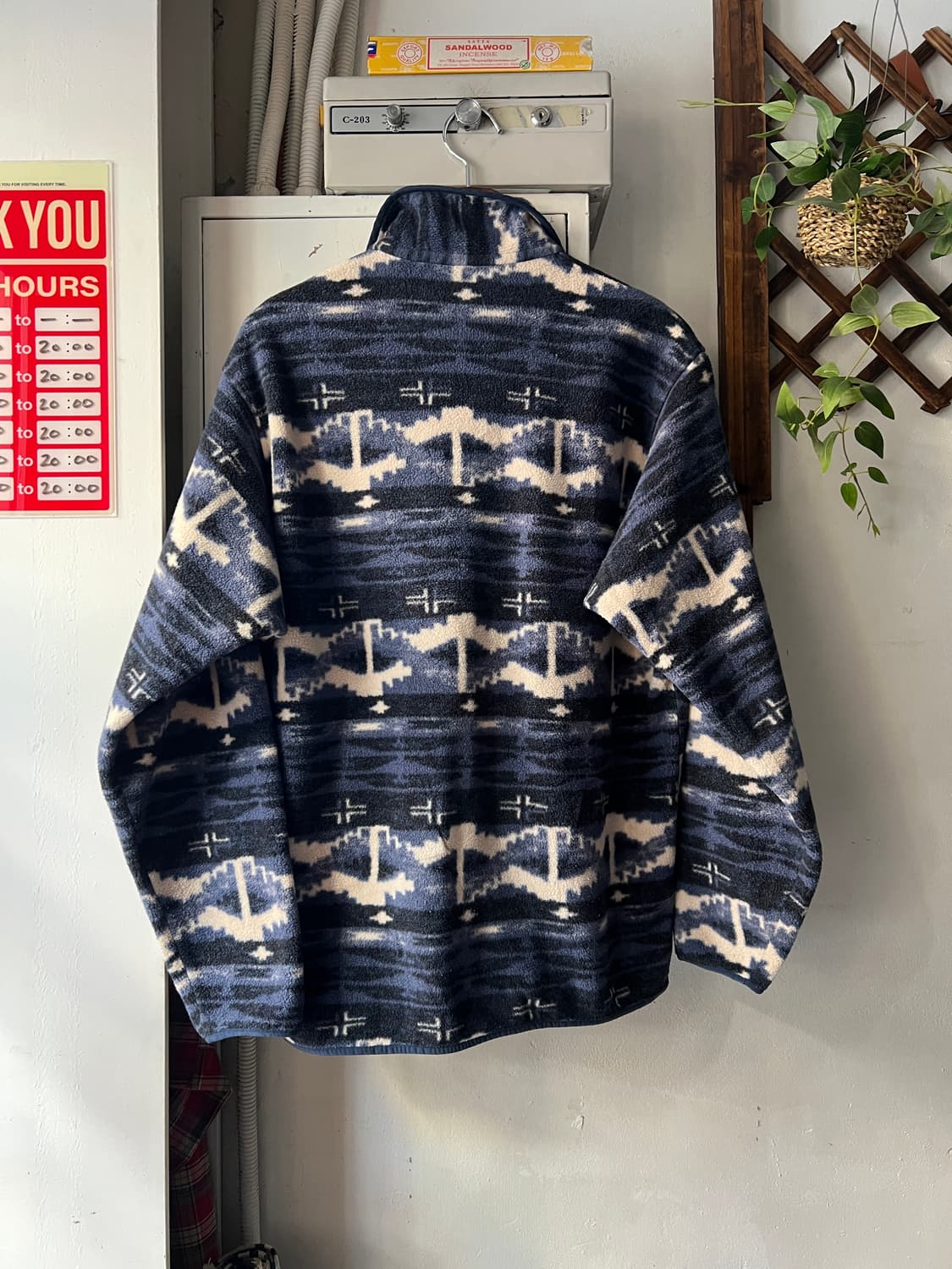 [M]파타고니아 신칠라 나바호 패턴 플리스 풀오버 스웻셔츠 상품이미지7