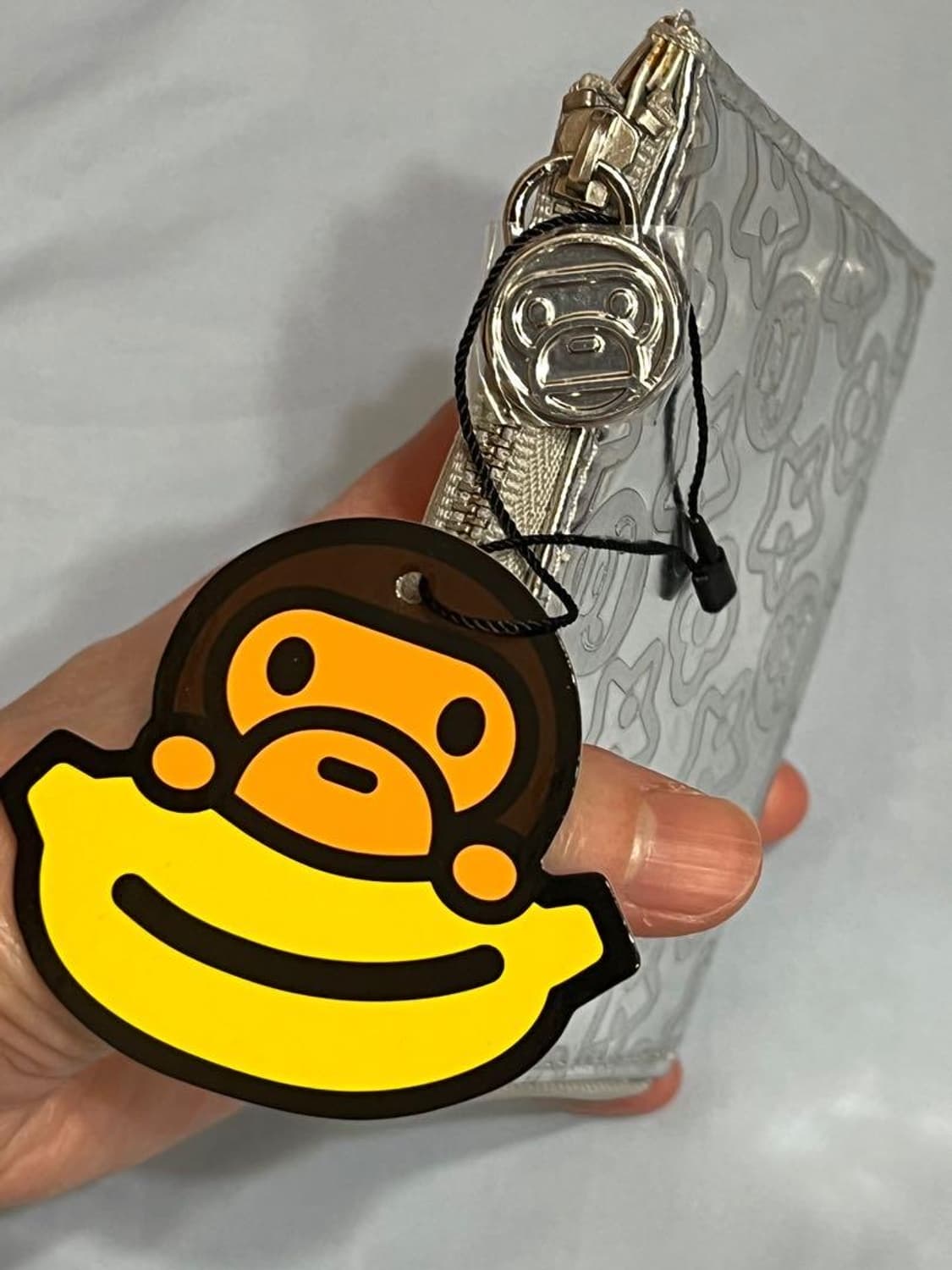 베이프 베이비 마일로 미니 지퍼 가죽 지갑 BABY MILO 상품이미지3