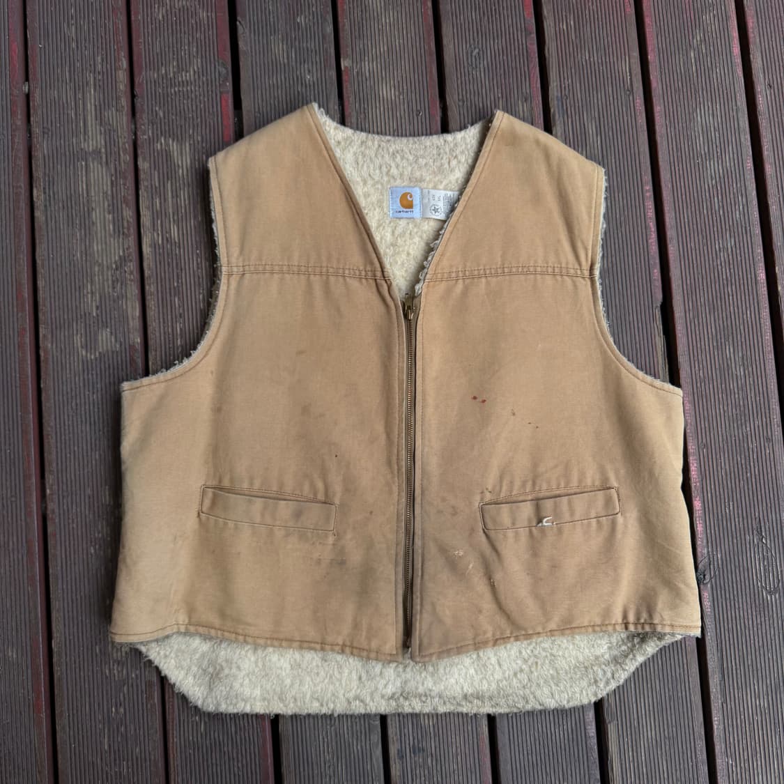 칼하트 양털 베스트 된장 상품이미지1