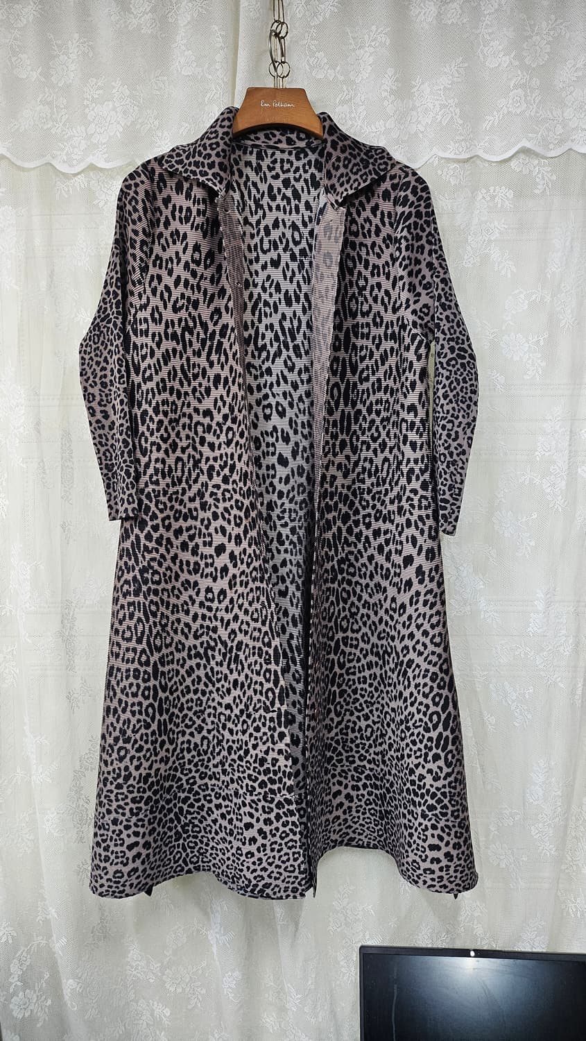 레오파드  플리츠 주름 가디건  상품이미지10