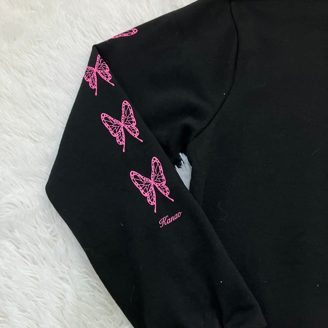 빈티지 블랙 귀멸의 칼날 맨투맨 y2k 스트릿 갸루 펑키 일본빈티지732 상품이미지5