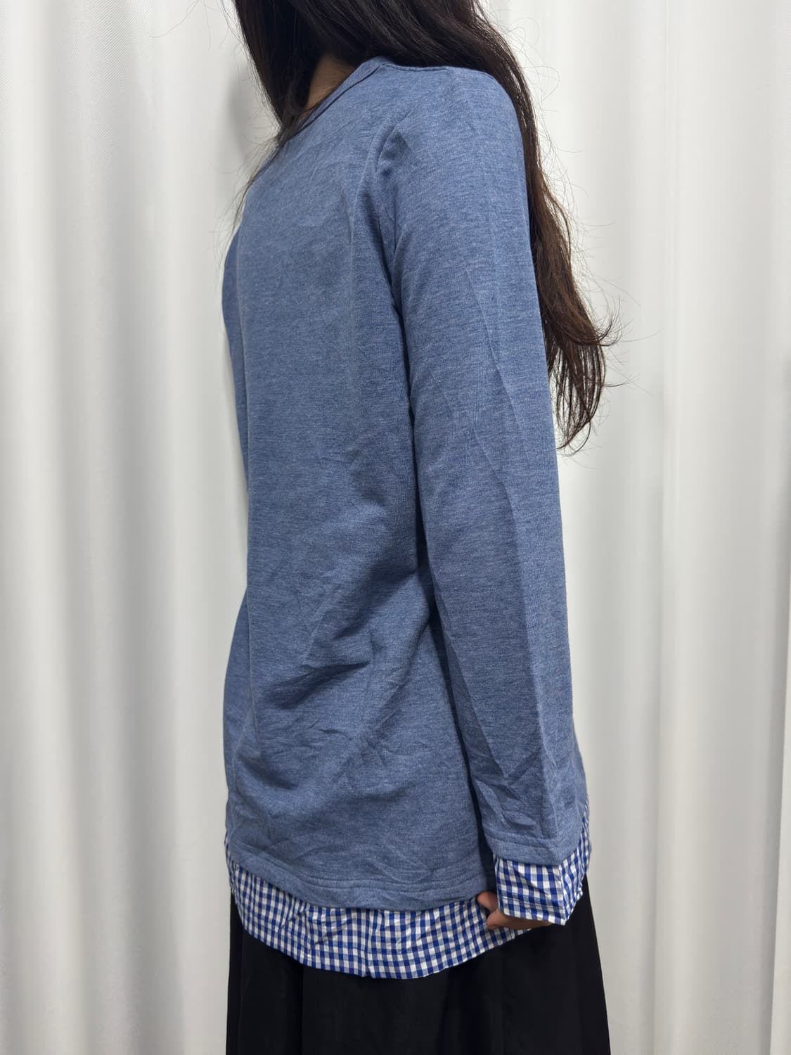 mori check top 상품이미지3