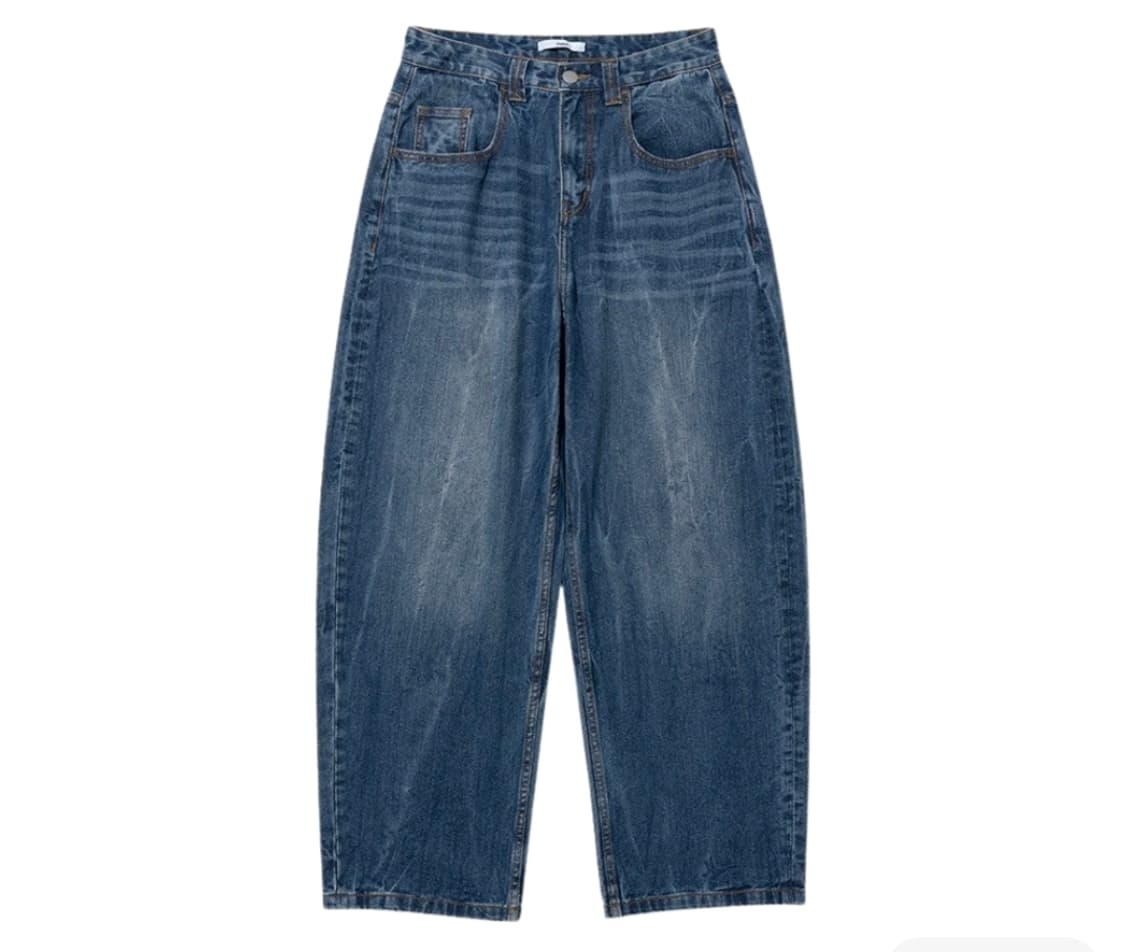 밀로아카이브 24ss 리플렉트 커브드 데님 팬츠 M size 상품이미지1