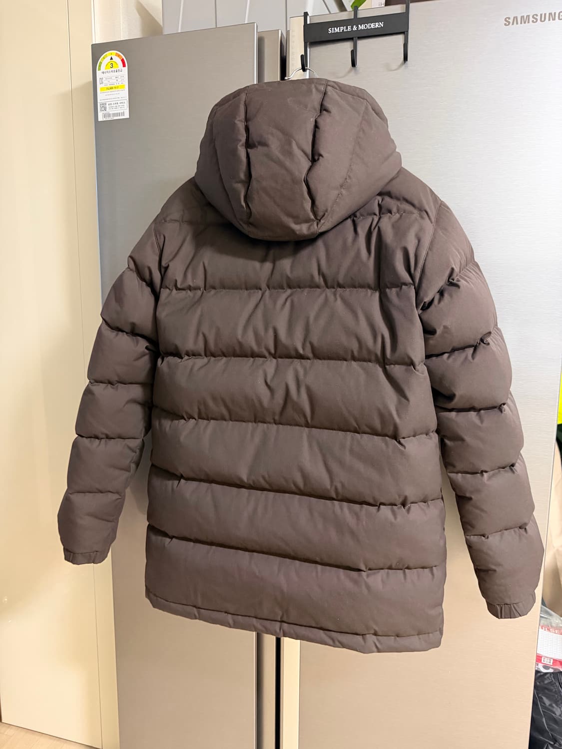 피엘라벤 미드기장 다운 패딩 상품이미지3