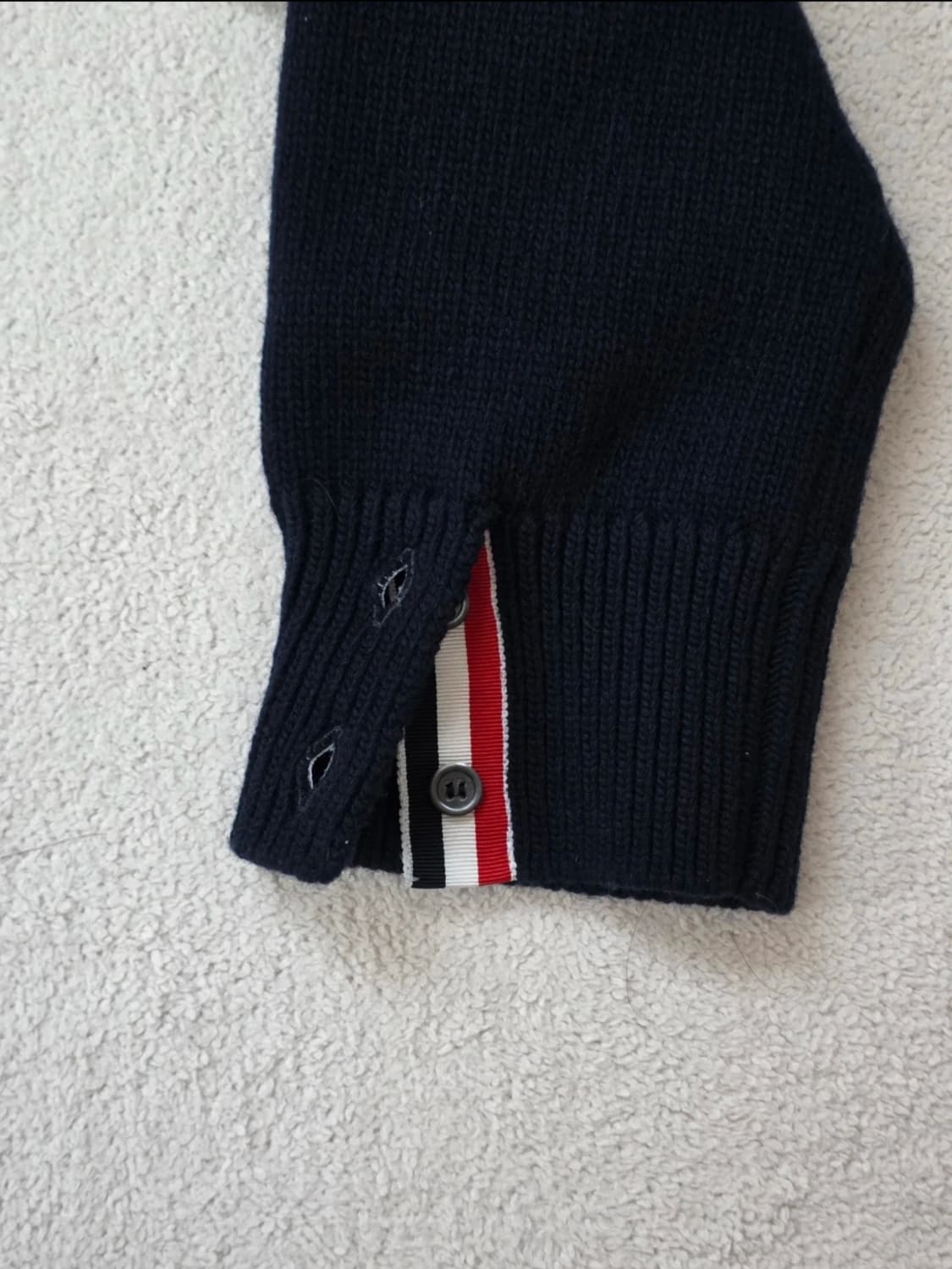 톰브라운 메리노 울 4-바 퍼널 넥 풀오버 상품이미지4