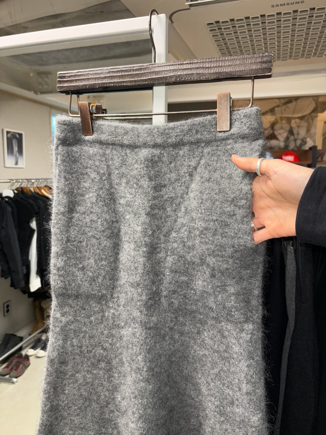 il by saori komatsu 모헤어 롱스커트 상품이미지3