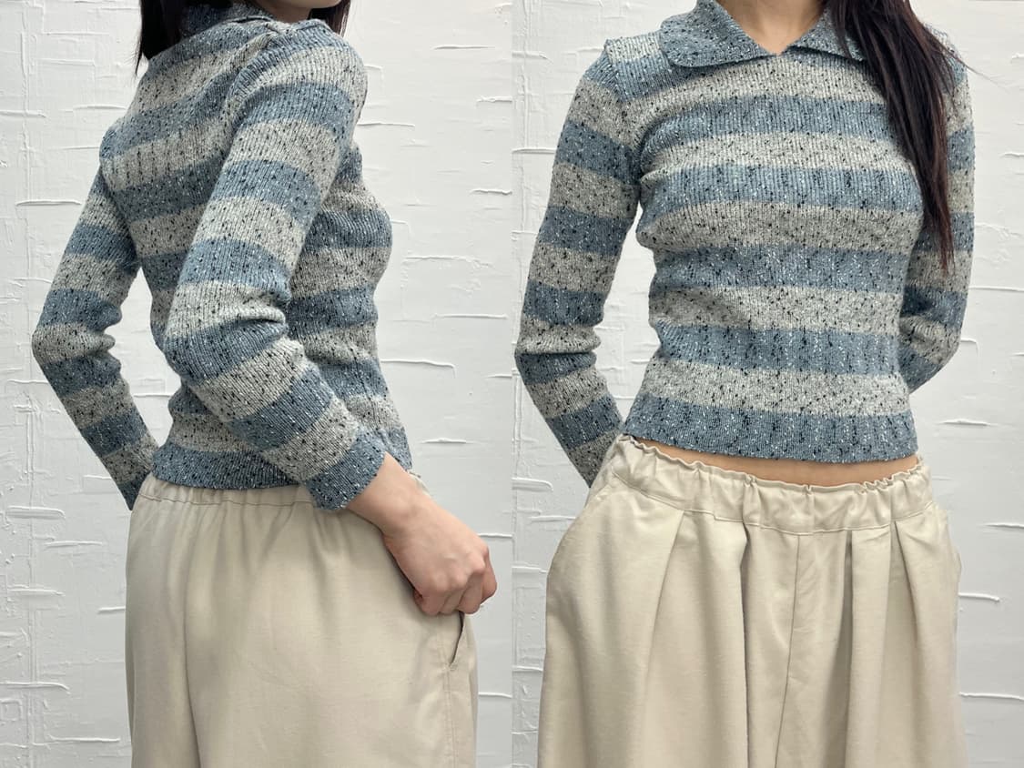 Sky stripe knit 상품이미지1