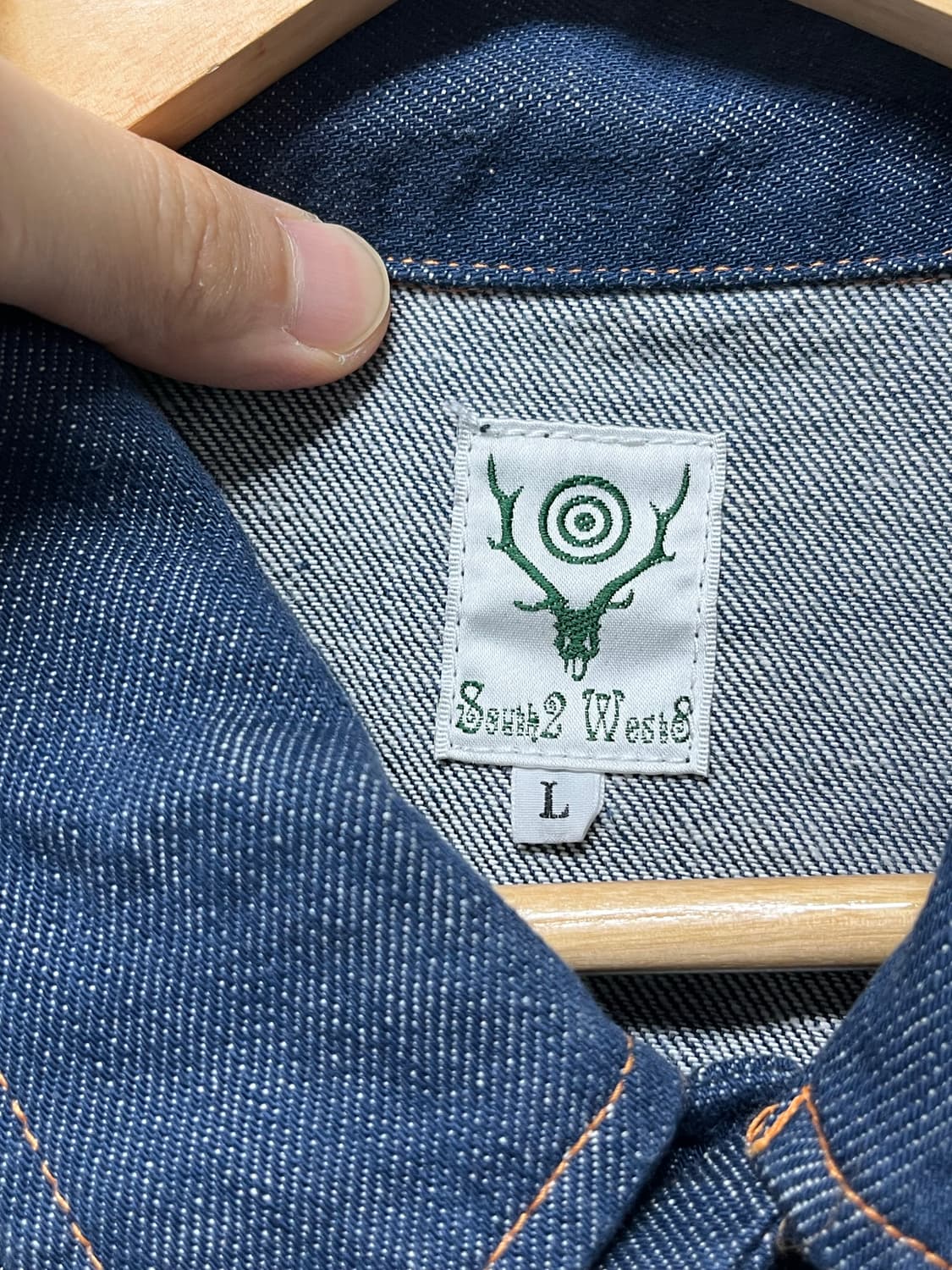 South2 west8 denim jean jacket 상품이미지2