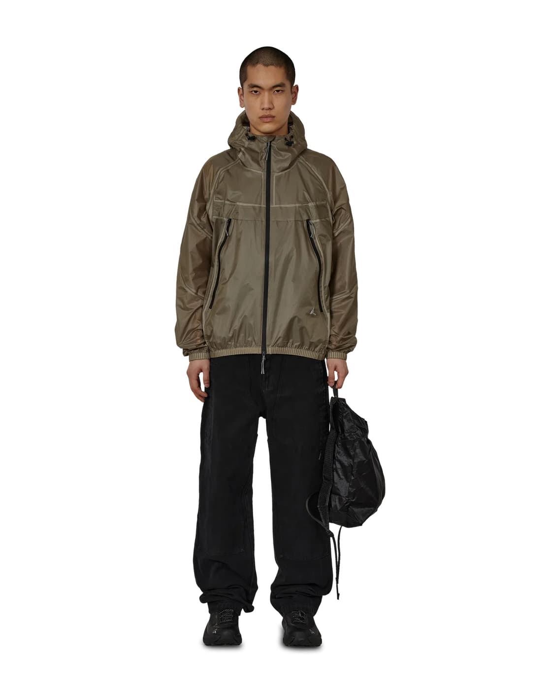 [S,M,L]로아 하이킹 26ss FOMES 더블 워시드 팬츠/블랙 상품이미지5