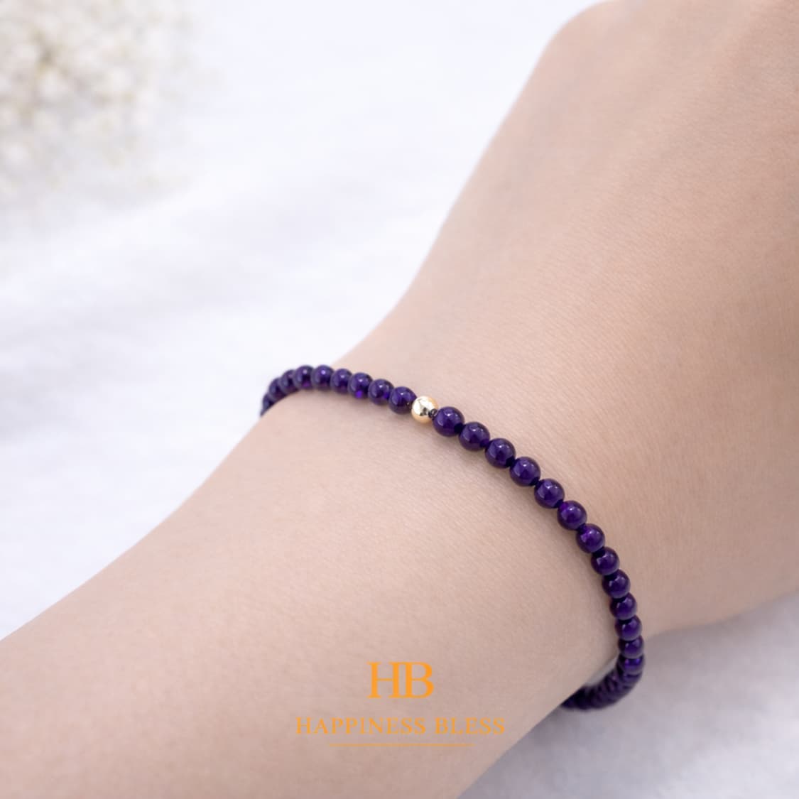 2월 탄생석 자수정 팔찌, 은은한 보랏빛의 위로 상품이미지4