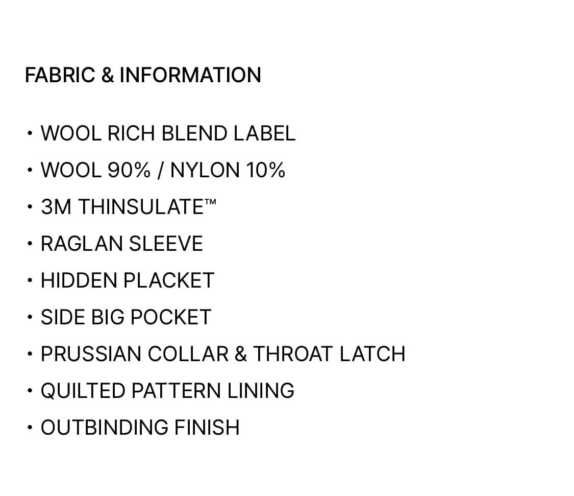 24/7시리즈 울 발마칸 코트 DARK NAVY M 사이즈 상품이미지6