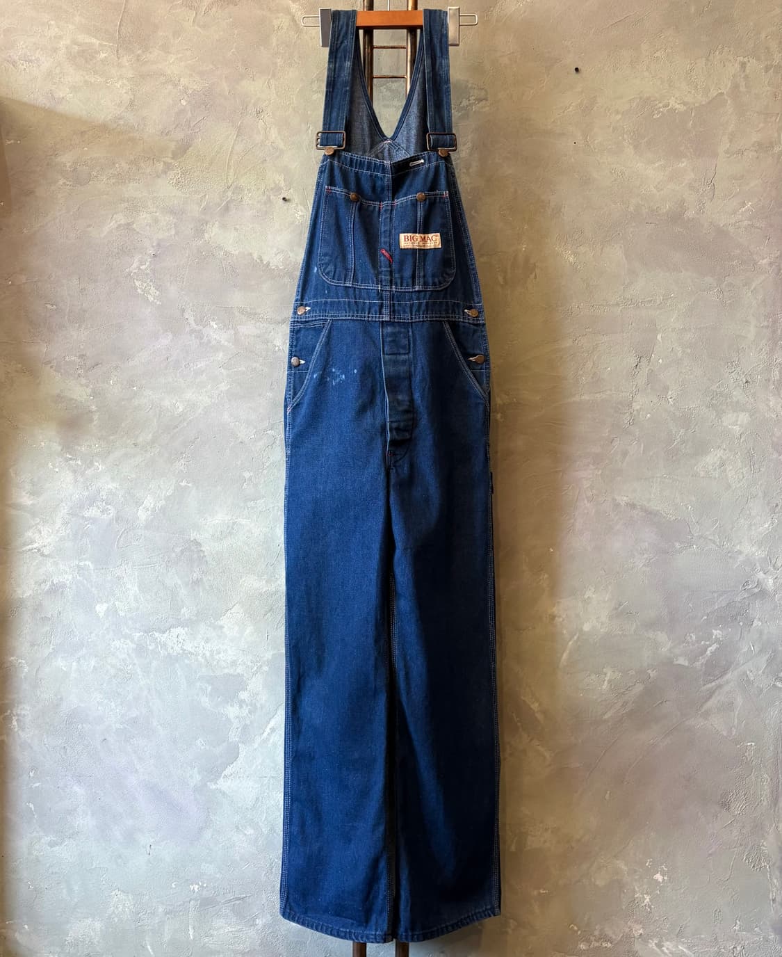 [30x32] 80s USA BIG MAC 데님 워크 오버롤 상품이미지2