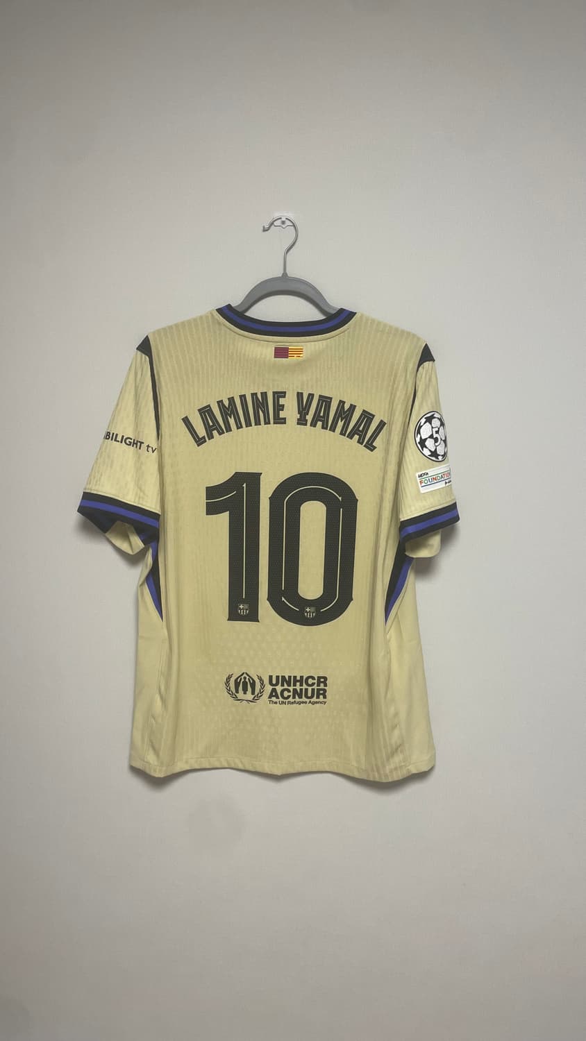 [어센틱 ADV 정품] 25-26 바르셀로나 어웨이 라민야말 어센틱 상품이미지2