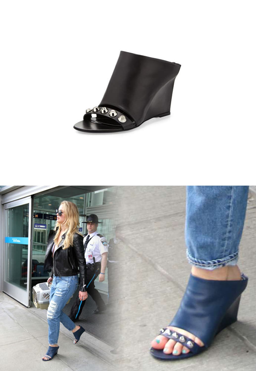 발렌시아가 웨지 샌들 구두 힐 상품이미지3